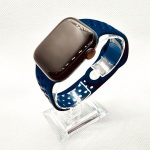 Apple Watch Series 7 GPS + LTE Cellular, 41mm Aluminum-Dark blue Nike band